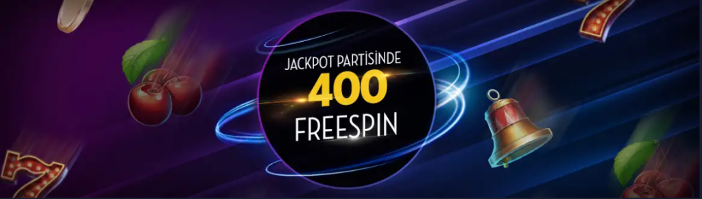 Jackpot Partisi'nde 400 Freespin