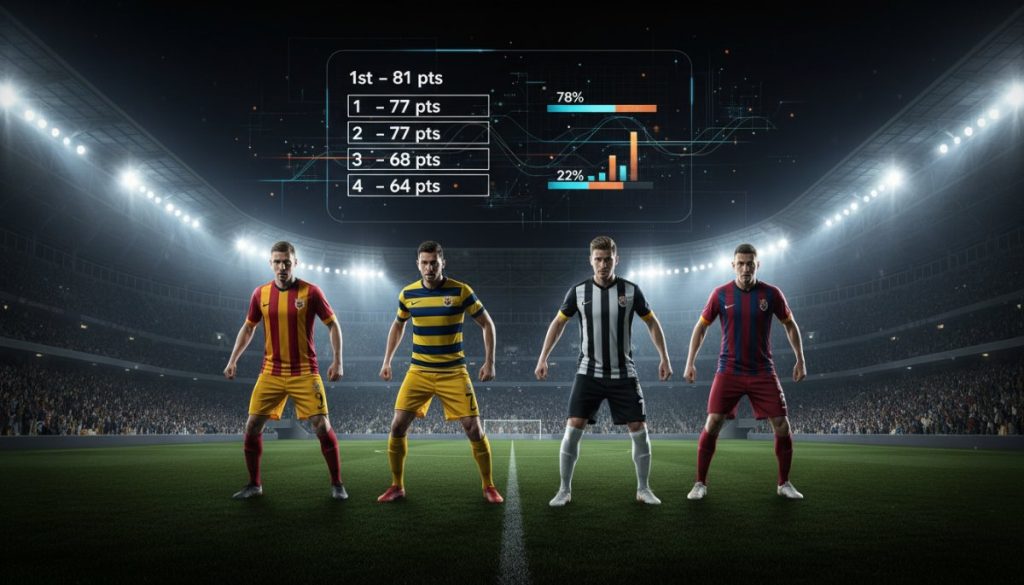 Galatasaray’ın Süper Lig Şampiyonluğu İçin Yapay Zeka Analizleri