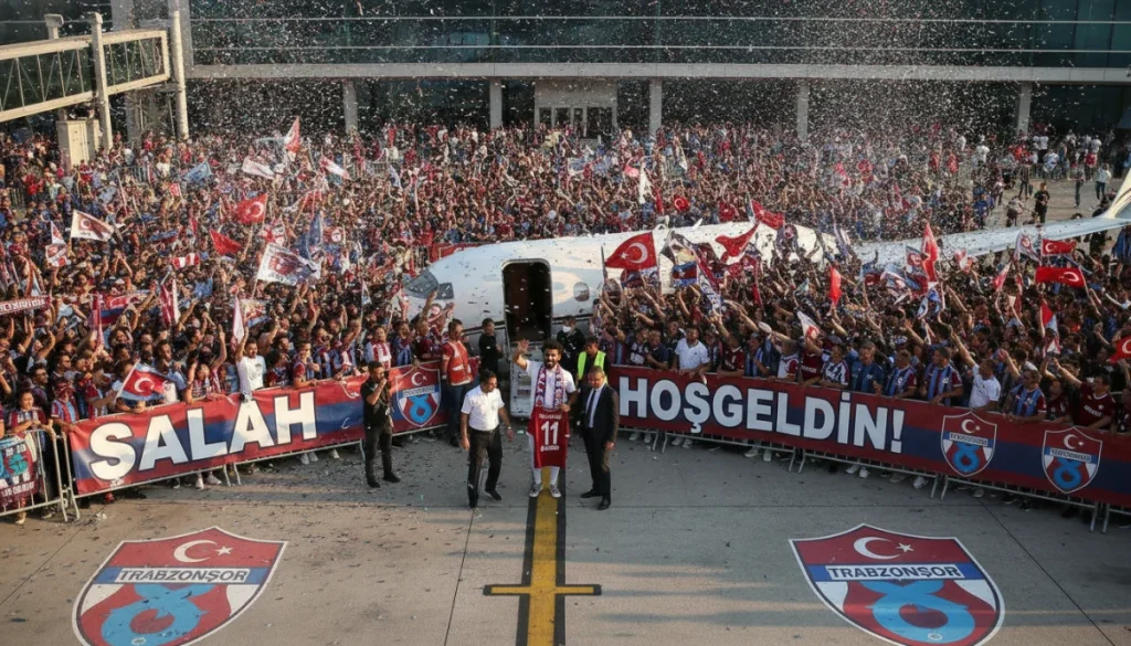 Trabzon’da Bordo-Mavili Coşku: Yıldız İsim Şehre Ayak Bastı